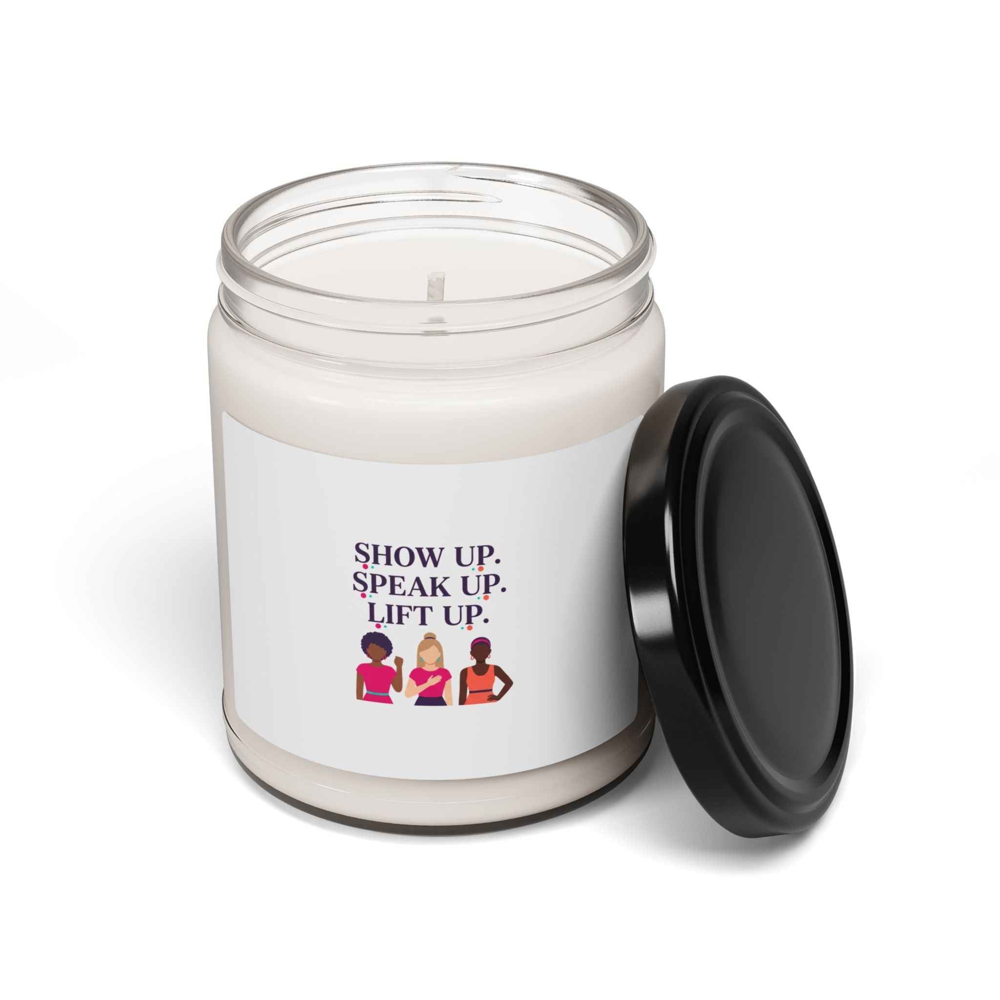 Show Up Speak and Lift Candle - Ignite Your Spirit and Inspire Confidence